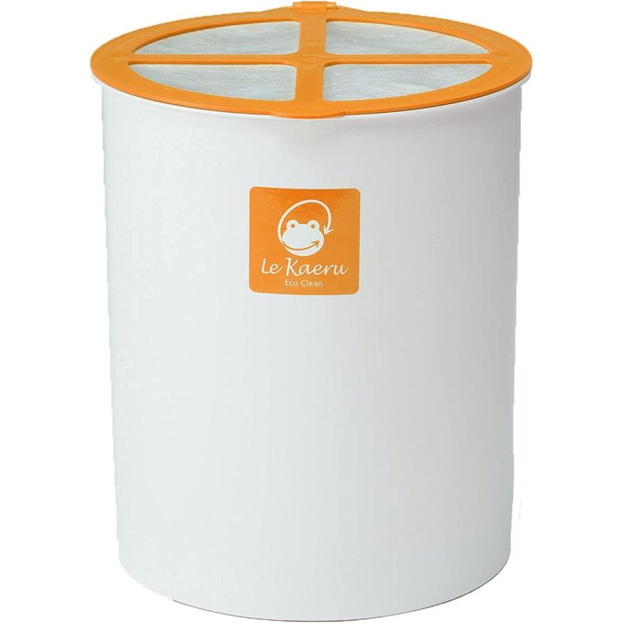 エコクリーン 家庭用 ル カエル 生ごみ処理器 吸入器 ル カエル 基本セット 家庭用 オレンジ サトラストア