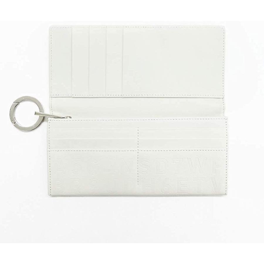 楽天最安値に挑戦 レザー 本革 レディース メンズ ウォレット 長財布 財布 日本製 ユニセックス ブランド 人気 おしゃれ 型押し 白 ホワイト シンプル 財布