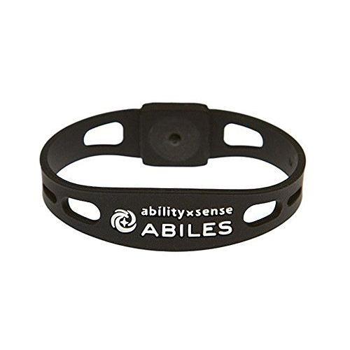 ABILES(アビリス) PLUS ブレスレット/アンクレット ブラック L (19cm) 440329 磁気治療器