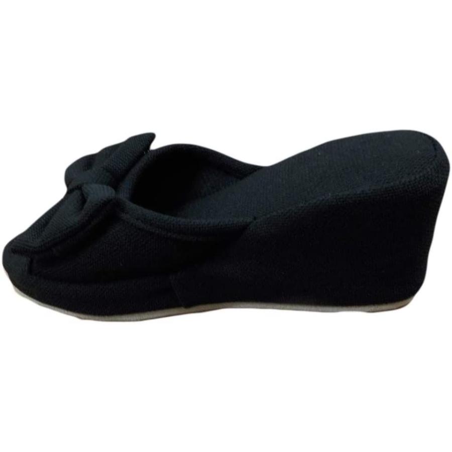 福袋セール スリッパ ヒール エステ仕様美脚 8cm オフィス履きにも 卒業式 入学式 ブラック Type リボン Butterfly スリッパ Readingtherapycenter Com