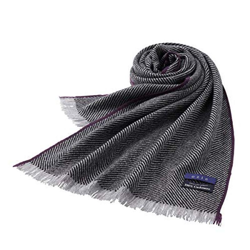 買う の が 安い オジエ Ozie ストール マフラー メンズ カシミア100 ヘリンボーン メンズ レディース ユニセックス 男女兼用 売れ筋クリアランス Www Superavila Com