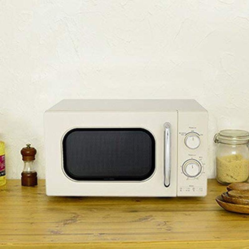 国内外の人気 ターンテーブル レンジ おしゃれ レトロホワイト 17l 庫内容量 電子レンジ Iimono117 横開き 小 レトロ調 レトロ デザイン 電子レンジ オーブン Dagl Tg