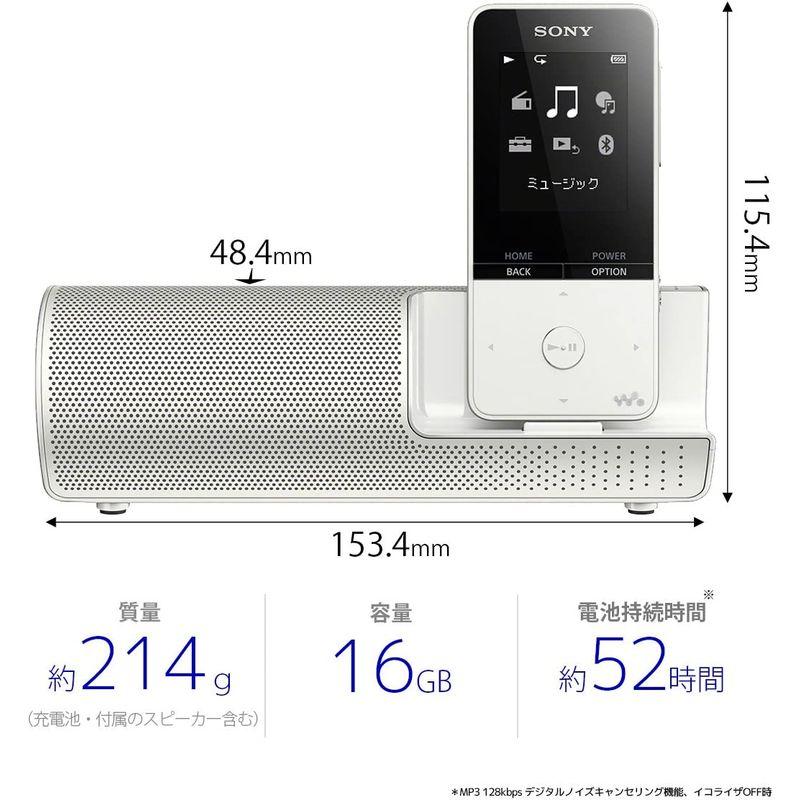 【新品未開封】 ソニー ウォークマン Sシリーズ 16GB NW-S315K : MP3プレーヤー Bluetooth対応 最大52時間連続再生 イヤホン/ 【2804965553】(16656円)