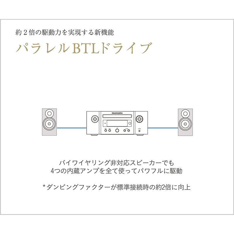 【ほぼ未使用】 マランツ Marantz M-CR612 CDレシーバー Bluetooth・Airplay2 ワイドFM対応/ハイレゾ音源対応 ブラック 【PET7331851404】(26465円)