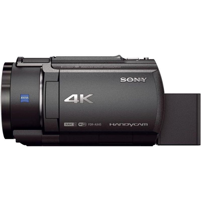 【タイムセール】 ソニー / 4K / ビデオカメラ / Handycam / FDR-AX45A / ブラック / 内蔵メモリー64GB / 光学ズーム20 【L1583694033】(57165円)