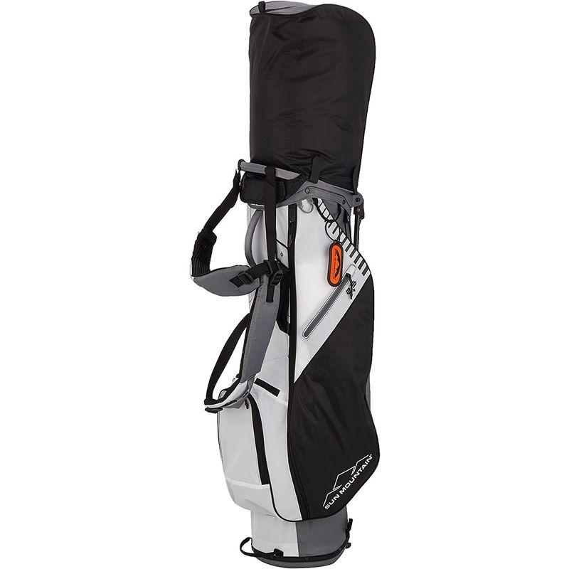 サンマウンテン 継続定番商品 キャディバッグ 軽量 (9.0型・4分割・スタンド式) / ゴルフ / 267-3980201 030_ホワイ 継続定番商品 キャディバッグ 軽量 0型 4分割 スタンド式 ゴルフ 030_ホワイ