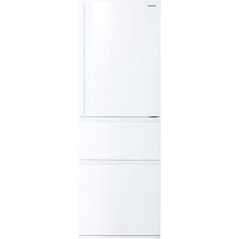 ウルトラ！ 東芝 冷蔵庫 幅60? 356L グレインホワイト GR-T36SC (WT) 3ドア 右開き 野菜室がまんなか 3段冷凍室 2021年モデ 【2706079335】(97679円)