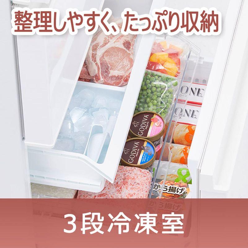 ウルトラ！ 東芝 冷蔵庫 幅60? 356L グレインホワイト GR-T36SC (WT) 3ドア 右開き 野菜室がまんなか 3段冷凍室 2021年モデ 【2706079335】(97679円)