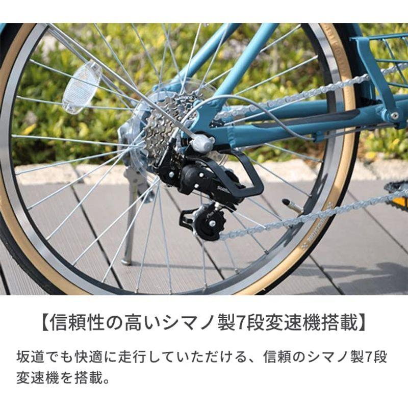 自転車 ミニベロ 小径車 ブリヂストン(BRIDGESTONE) カゴ付きMARKROSA M7 20インチ 202 :20230516092527-00119:サトラストア 通販 自転車 ミニベロ 小径車 ブリヂストン(BRIDGESTONE) カゴ付きMARKROSA M7 20インチ 202