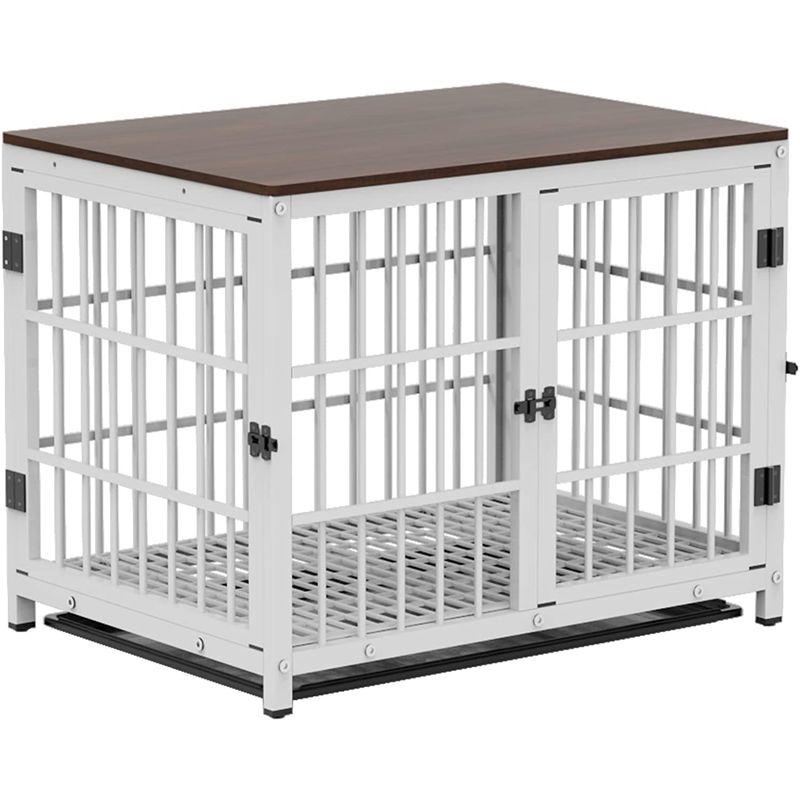 犬用ケージ 屋根付き 小型犬 中型犬 大型 白 頑丈 トレー付き 犬ケージサークル 室内 犬小屋 木製 おしゃれ ペットケージ ウッディサー 屋根付き トレー付き 小型犬 中型犬 大型 白 頑丈 犬ケージサークル 室内 犬小屋 木製 おしゃれ ペットケージ ウッディサー