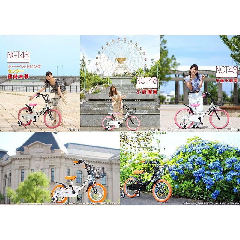 GRAPHIS(グラフィス) 補助輪付き子供用自転車 GR-16 18インチ /ホワイトピンク 18インチ グラフィス 補助輪付き子供用自転車 GR /ホワイトピンク 　 mm 14インチ 16インチ