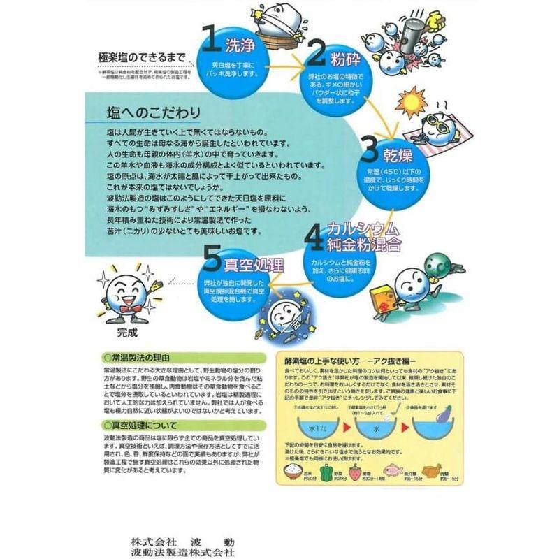 波動法製造 酵素塩 1kg×20袋（1ケース） 1ケース 酵素塩 1kg×20袋 　