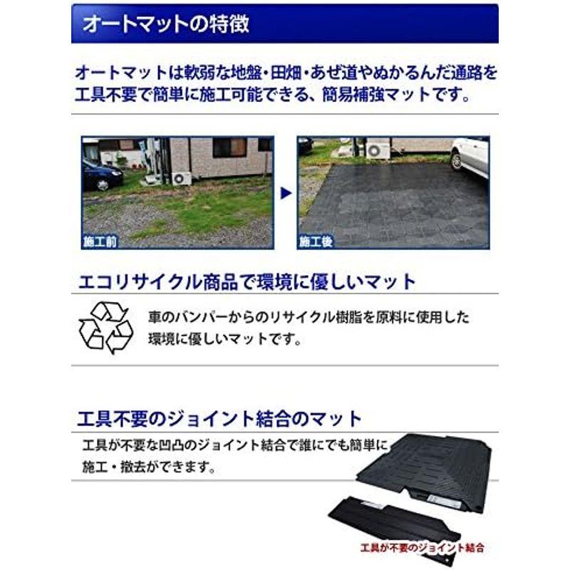 《送料込》 駐車場 ぬかるみ・雑草対策多目的簡易補強 オートマット ３０枚 automat 【X3298723073】(19589円)