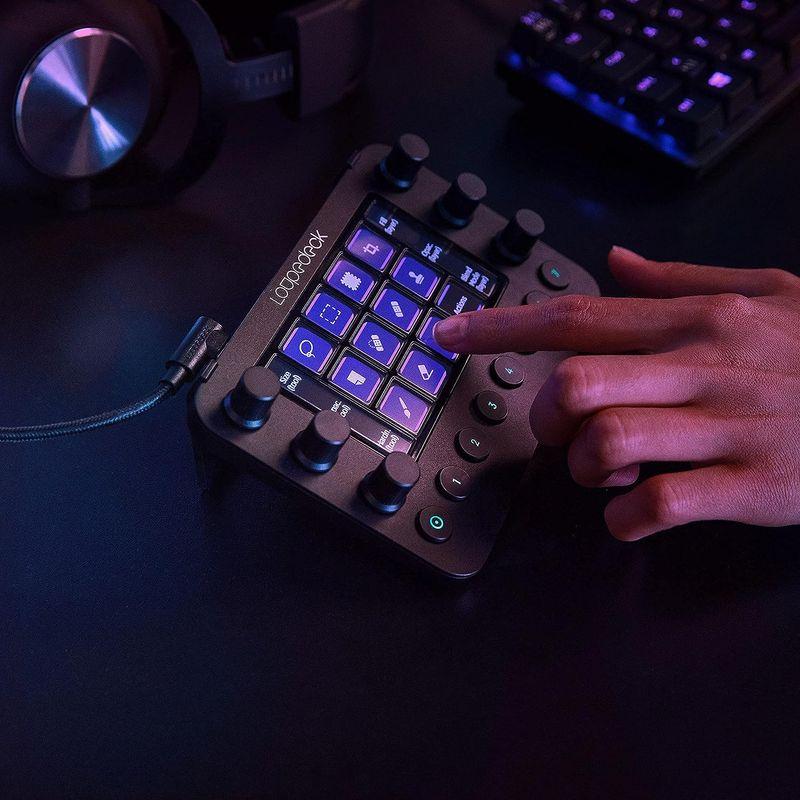 Loupedeck Live ? ライブ配信、写真、ビデオ編集用のPC接続コントローラ カスタマイズ可能なボタン ダイヤル タッチスクリーン Live ライブ配信 写真 ビデオ編集用のPC接続コントローラ カスタマイズ可能なボタン ダイヤル タッチスクリーン