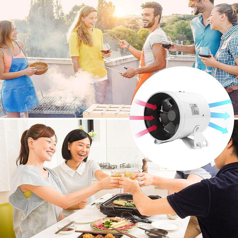 DUCTURBO 中間取付形ダクトファン 150mm 強力 風量:594?/h 塗装ブース用換気扇 ダクト用換気扇 業務用有圧換気扇 無段階 中間取付形ダクトファン 150mm 強力 風量 /h 塗装ブース用換気扇 ダクト用換気扇 業務用有圧換気扇 無段階