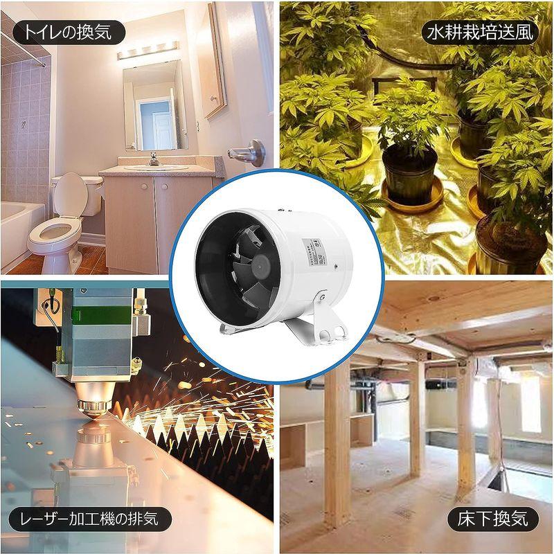 DUCTURBO 中間取付形ダクトファン 150mm 強力 風量:594?/h 塗装ブース用換気扇 ダクト用換気扇 業務用有圧換気扇 無段階 中間取付形ダクトファン 150mm 強力 風量 /h 塗装ブース用換気扇 ダクト用換気扇 業務用有圧換気扇 無段階