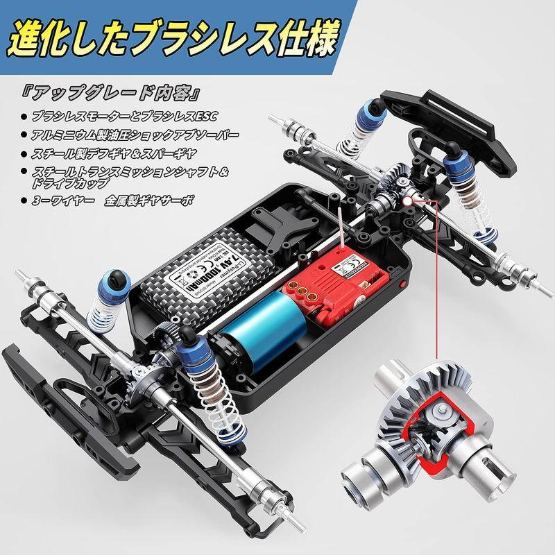 HAIBOXING ラジコンカー こども向け ラジコンカー オフロード 4WD 1/18 ブラシレス RCカー ラジコンカー おとな向け 高 ラジコンカー こども向け オフロード 4WD 1/18 ブラシレス RCカー おとな向け 高