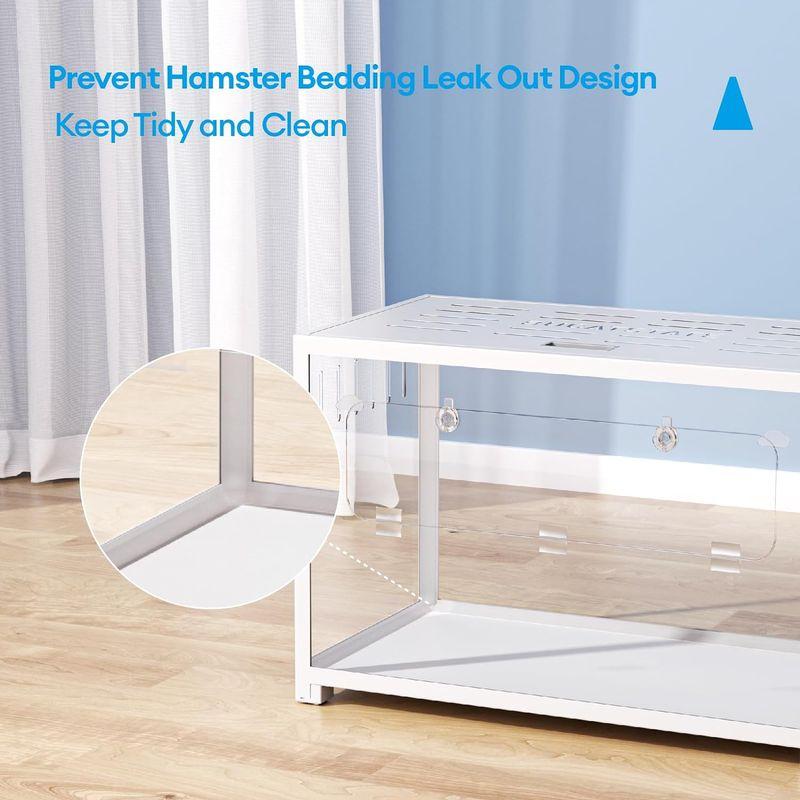 BUCATSTATE ハムスター メタル製 800 ケージ 飼育ケージ クリアケージ 透明 水槽タイプ 2つ扉 フロントドア最適化 組み立て ハムスター メタル製 ケージ 飼育ケージ クリアケージ 透明 水槽タイプ 2つ扉 フロントドア最適化 組み立て