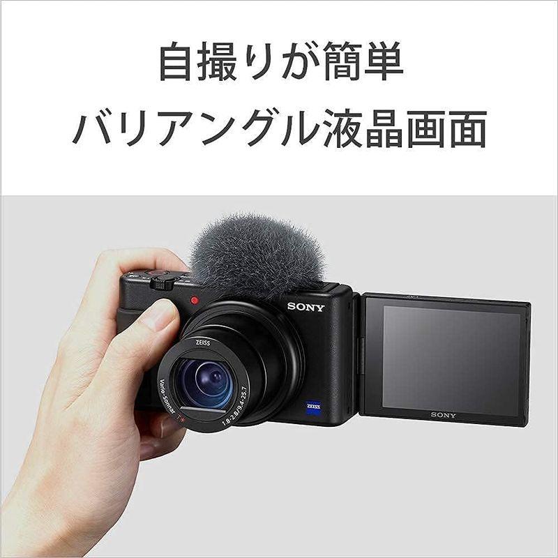 【超美品】 ソニー / Vlog用カメラ / VLOGCAM / デジタルカメラ / ZV-1 / ボディ / ウィンドスクリーン付属 / 24-70m 【JS1123011640】(40537円)