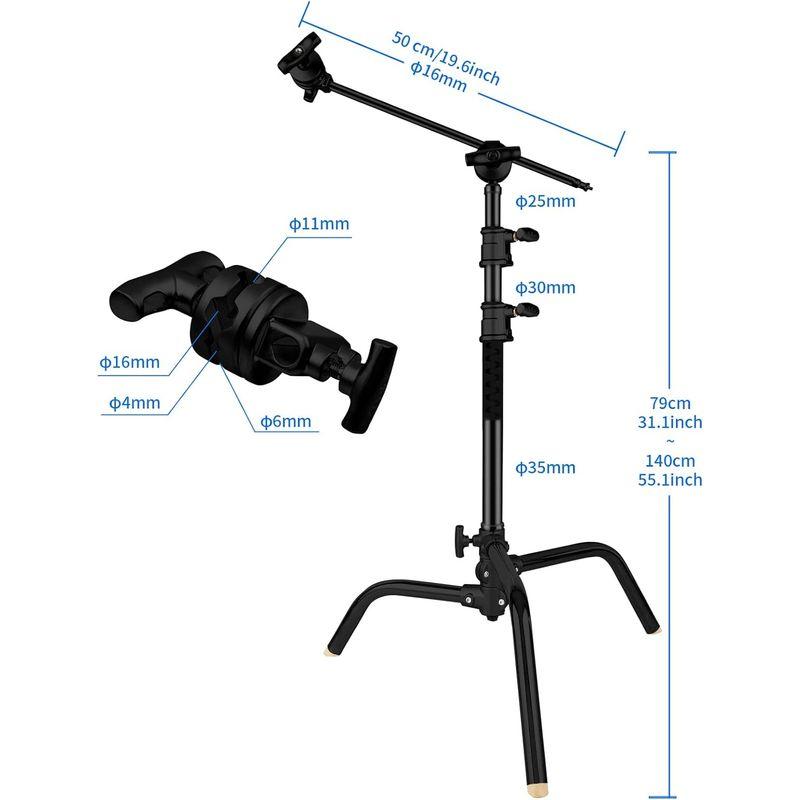 selens センチュリースタンド 黒　大型ライトスタンド selens センチュリースタンド 黒 大型ライトスタンド selens