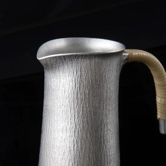 公式 | 薩摩錫器工芸館(株) 錫 ちろり 白加工 270ml [No.75-4] 桐箱付き酒器 芋焼酎 日本酒 酒飲み 贈答用 プレゼント 贈り物 母の日 父の日 記念品 ギフトの画像