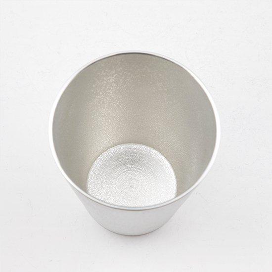 公式 | 薩摩錫器工芸館(株) 錫 タンブラー ロンググラスビッグ 白吹雪加工 450ml [No.79A-3-1] 桐箱付き 贈答用 プレゼント 贈り物の画像