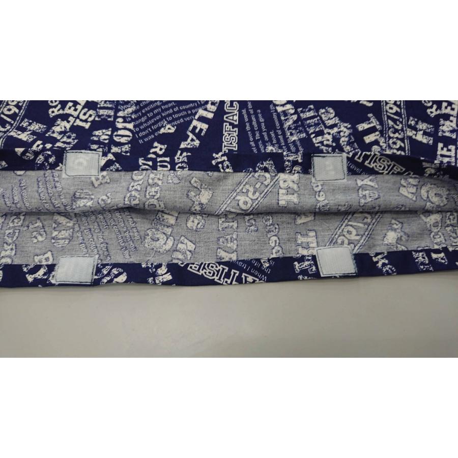 防災頭巾 カバー チェック 内寸 32 × 51 cm 大サイズ 小学校 低学年 