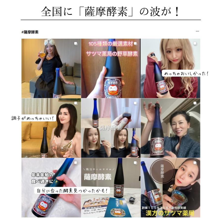 ヨモギ 酵素ドリンク 国産 発酵液 古式伝承 野草 薩摩酵素 500ml×6本