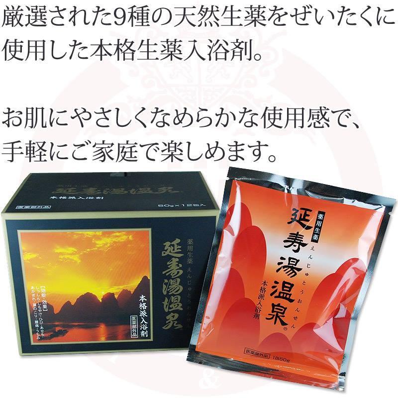 漢方 入浴剤 延寿湯温泉(えんじゅとう) 12包入 薬湯 生薬 薬草《医薬部