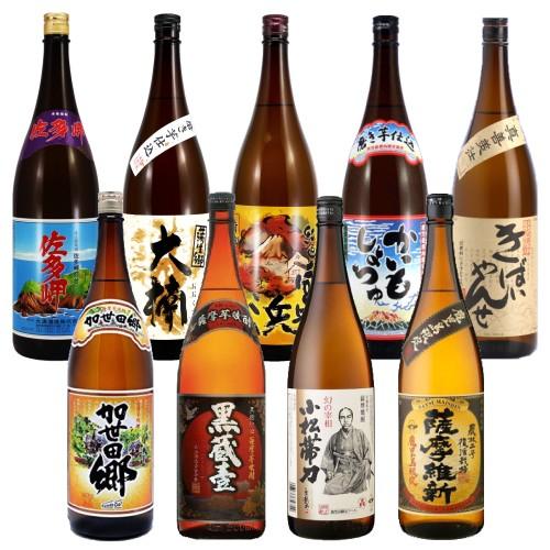 鹿児島限定芋焼酎 第2弾 25度 1800ml 9本セット 薩摩芋焼酎 送料無料 Kagoshimagentei1800 9 2 薩摩蔵 通販 Yahoo ショッピング