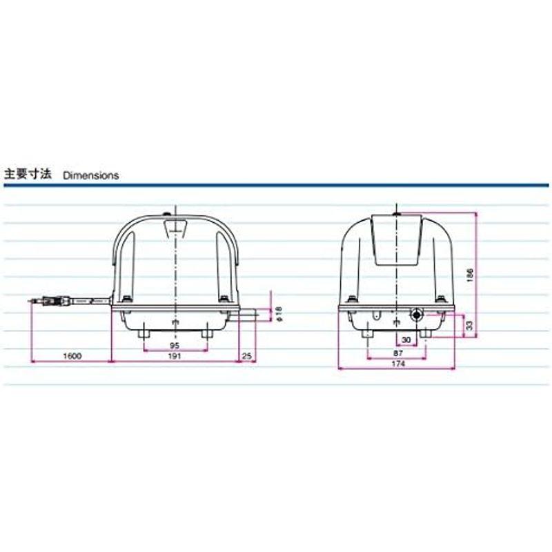 お値下げ AP-40P（12方分岐装置付き）安永 浄化槽エアーポンプ ブロワー 【2082420982】(12369円)