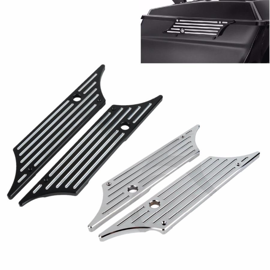 サイドバッグ サドルバッグ パーツ バイク ラッチカバー 1994から2013 ツーリング ラッチプレート ツアラー バガー アレンネス