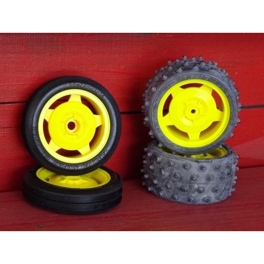 ☆▽DT-02スーパーファイターG,ホリデーバギー用タイヤ1台分,19400231