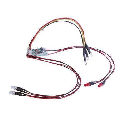 ▽京商ミニッツ全シリーズ用4灯ミニライトセット【青2、赤2】2564