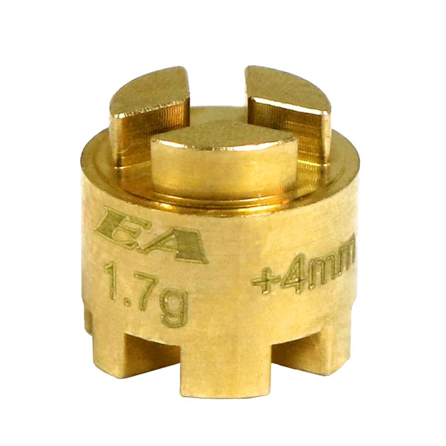 ▽京商ミニッツ4X4ジムニー用ブラスホイルスペーサー,＋4mm（4個