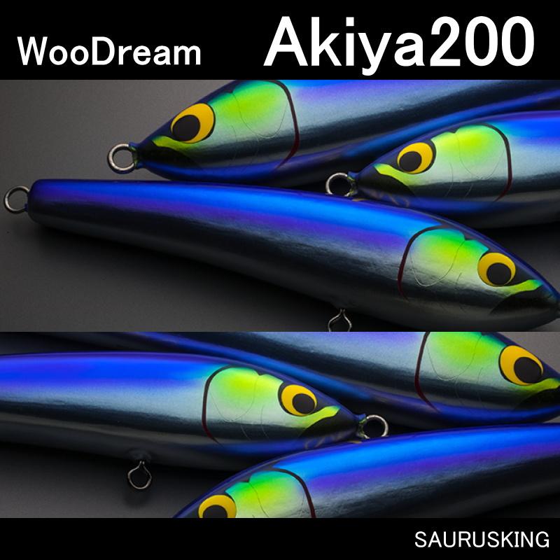 クロマグロ　キハダ　キャスティング　ウッドリーム　アキヤ200 WooDream Akiya 200 / アキヤ200 ウッドリーム : SAURUSKINGヤフー店
