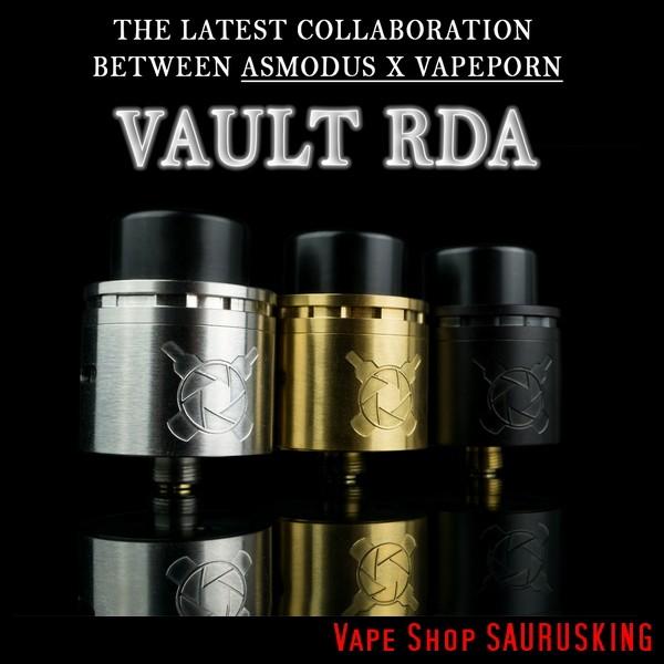 Asmodus x VAPEPORN Vault RDA 24mm color:GOLD /  アスモダス ベイプポーン ボルト*正規品* |  | 01