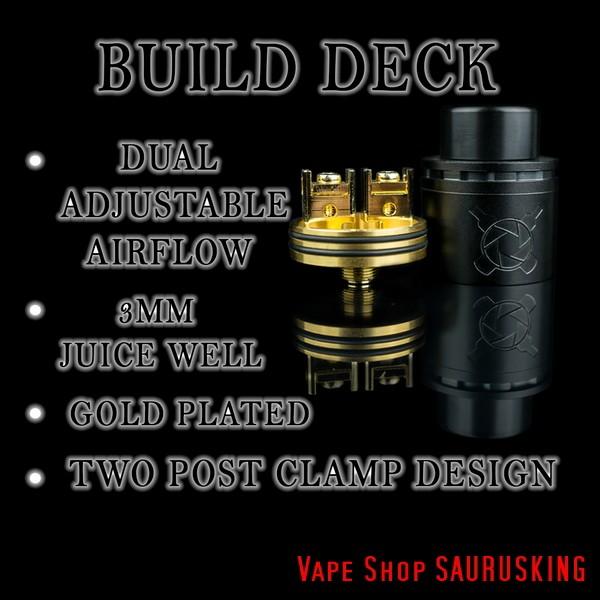 Asmodus x VAPEPORN Vault RDA 24mm color:GOLD /  アスモダス ベイプポーン ボルト*正規品* |  | 03