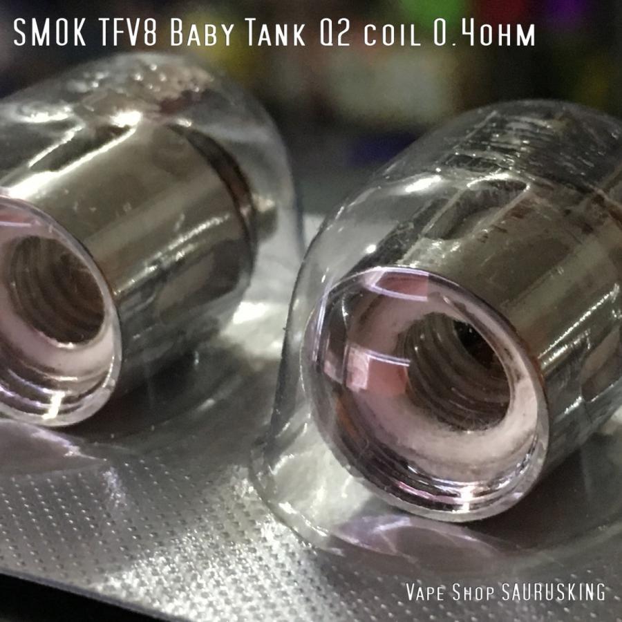 SMOK V8 Baby Q4 Core 0.4ohm 交換用コイル 5個入り  / スモック ベイビータンク 交換用コイル｜saurusking｜02