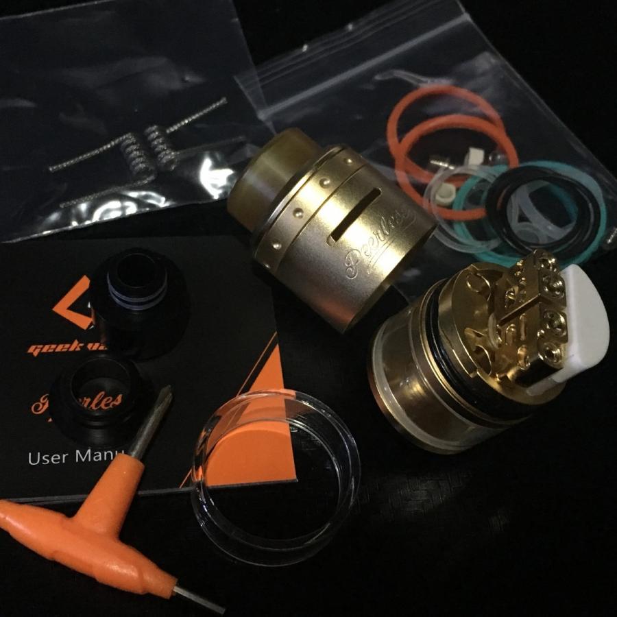 Geekvape Peerless RDTA Color:Gold / ギークベイプ ピアレス ゴールド*正規品*｜saurusking｜05