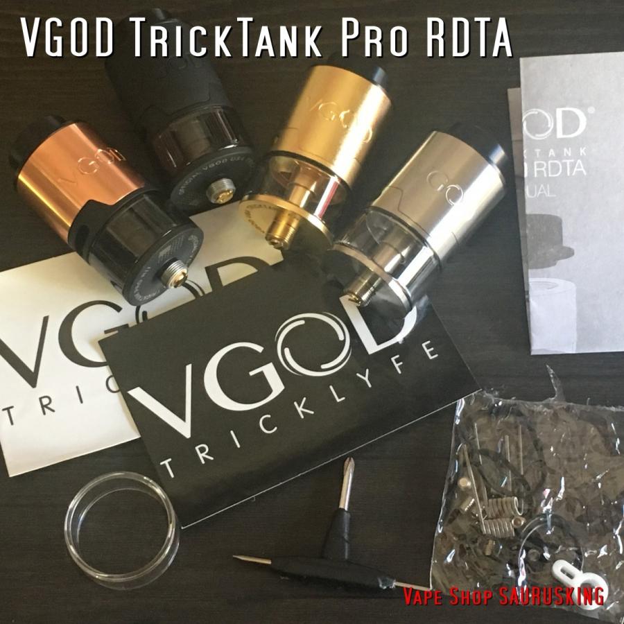 VGOD TrickTank Pro RDTA color:Black / ブイゴッド トリックタンク プロ ブラック*正規品* VAPE アトマイザー｜saurusking｜04