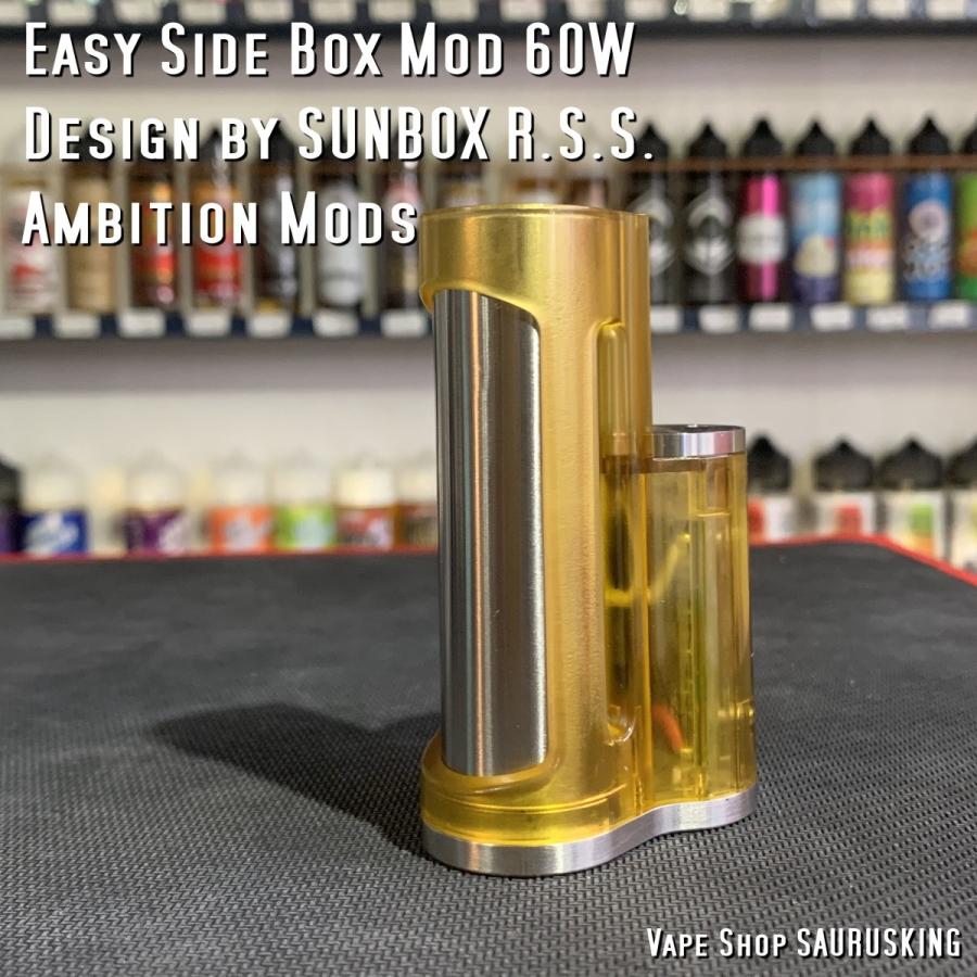 Ambition Mods Easy Side Box Mod 60W [Yellow Polished] Design by SUNBOX R.S.S. *正規品*｜saurusking｜03