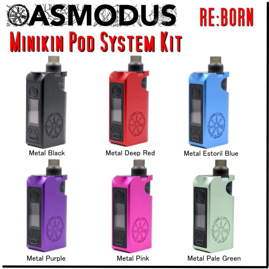 Minikin Pod System Kit Asmodus / アスモダス ミニキン ポッド VAPE