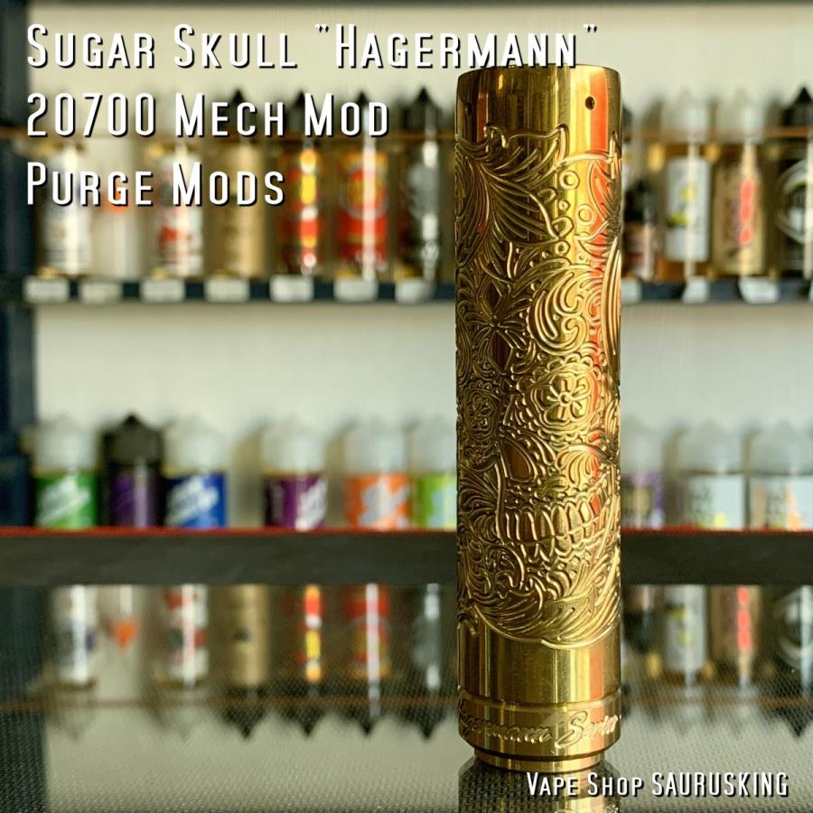 Purge Mods Sugar Skull Hagermann 20700 Mech Mod / パージ シュガースカル*USA正規品*VAPE｜saurusking