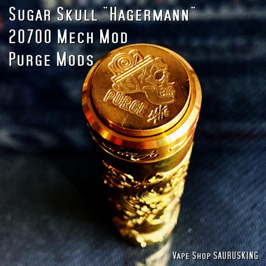 Purge Mods Sugar Skull Hagermann 20700 Mech Mod / パージ シュガースカル*USA正規品*VAPE｜saurusking｜03