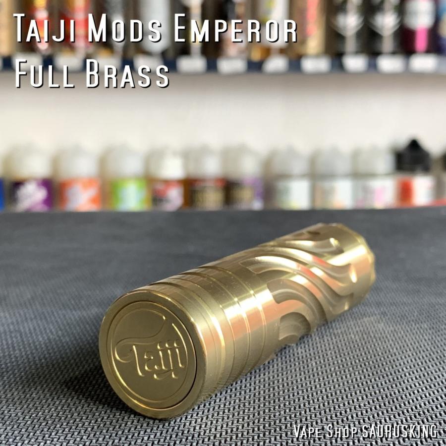 Taiji Mods Emperor [Full Brass] タイジモッズ *正規品*VAPE メカニカルモッド｜saurusking｜03