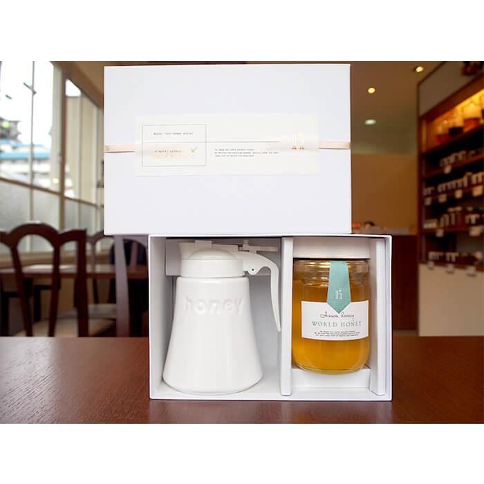 蜂和産業 ハニーポットセット（ハンガリー産アカシアはちみつ300g