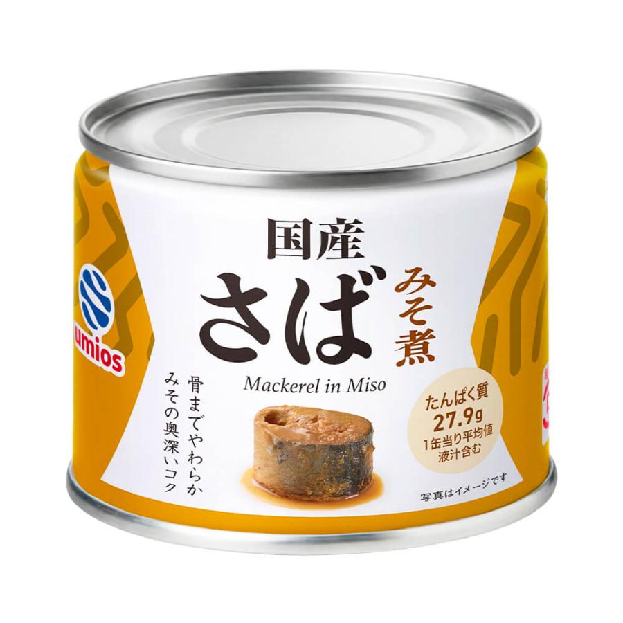 umios Umios(旧マルハニチロ) さばみそ煮 缶詰 190g×24缶 送料無料