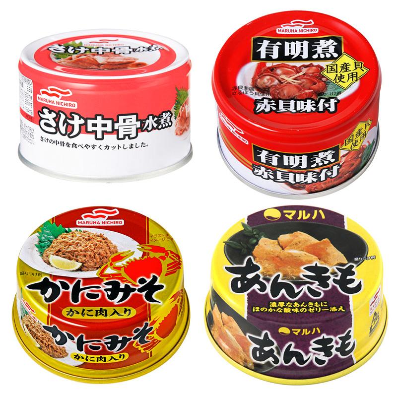 1缶338円 計16缶 マルハニチロ おつまみ缶詰4種セット 赤貝味付 さけ中骨水煮 かにみそかに肉入り あんきも 各4缶 送料無料 かに 鮭 サケ あん肝 Yh Save Fun セイブファン 通販 Yahoo ショッピング