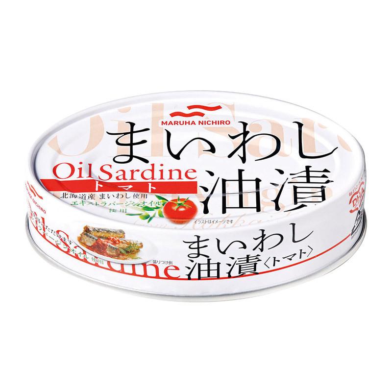 [1缶226円]マルハニチロ まいわし油漬〈トマト〉エキストラバージンオイル 缶詰 100g×30缶 マルハ イワシ いわし イワシ缶 鰯 送料無料｜save-fun